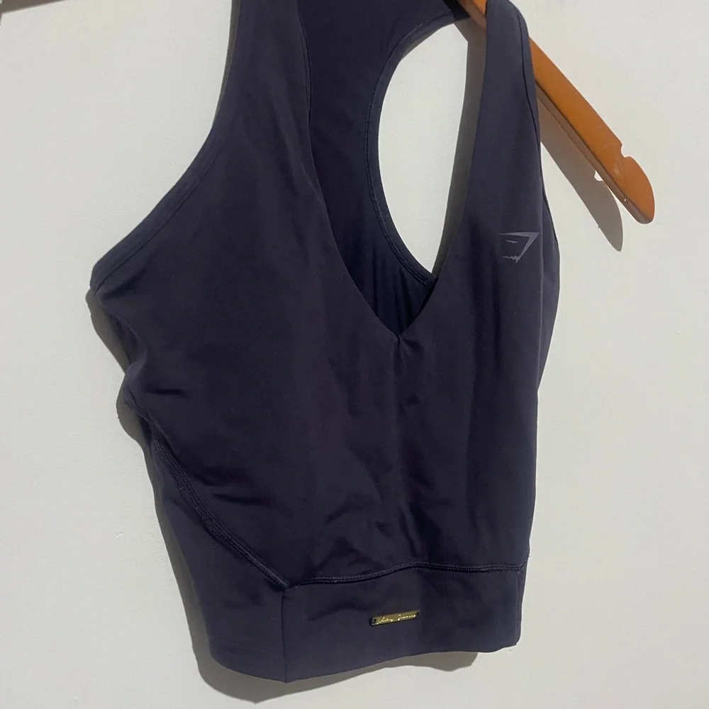 Gymshark Whitney Simmons crop‎ tank purple blue color - Picture 8 of 8